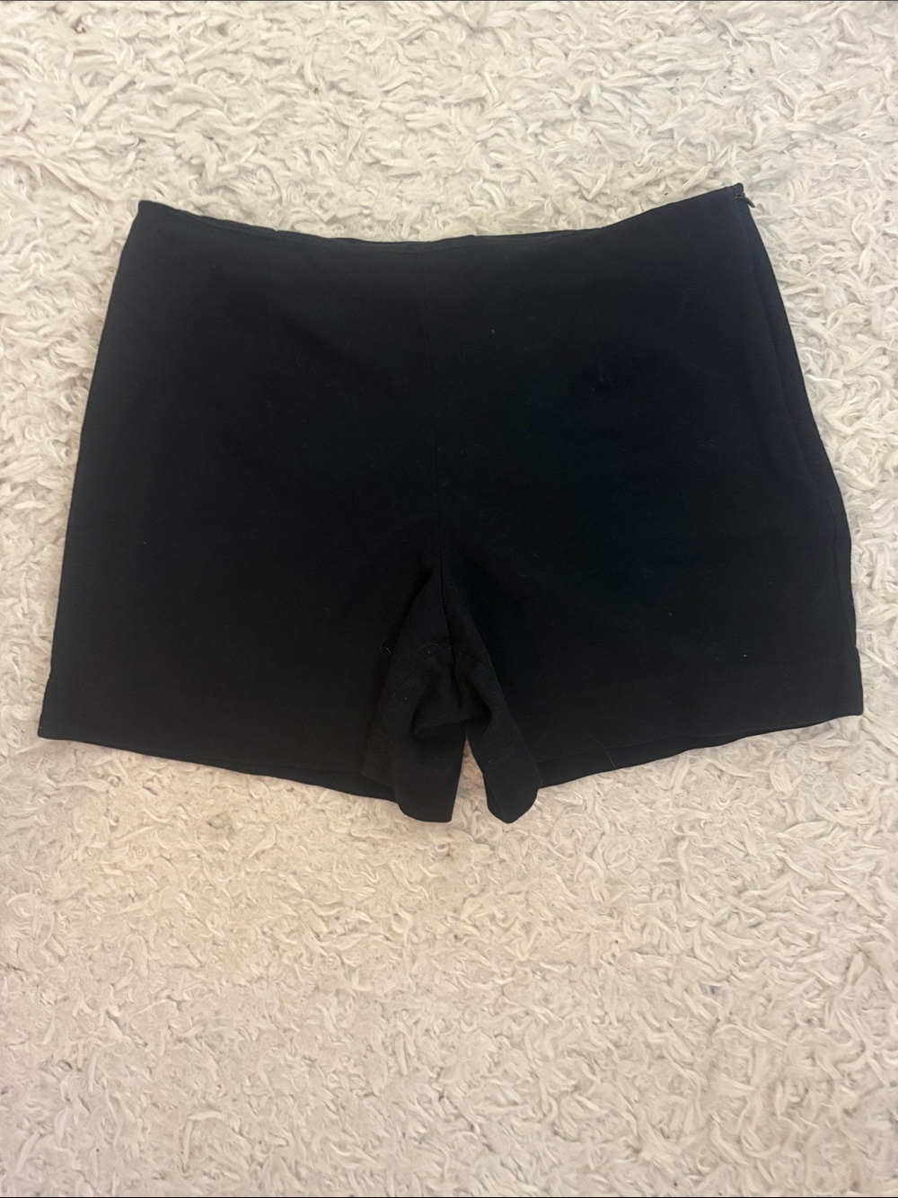 Boston Proper Black High-Rise Shorts